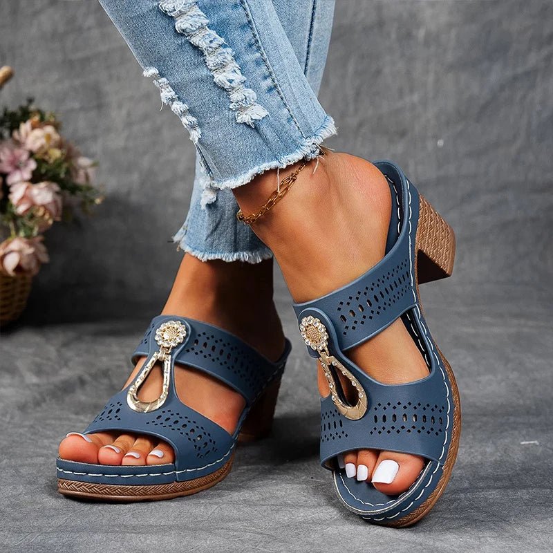 Womens Open Toe Orthopedic Sandals with Arch Support and Breathable Design