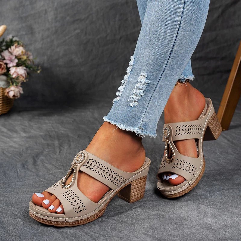 Womens Open Toe Orthopedic Sandals with Arch Support and Breathable Design