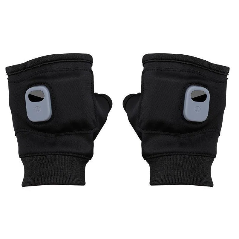 Heated Fingerless Gloves with Three Temperature Settings and USB Type C Charging