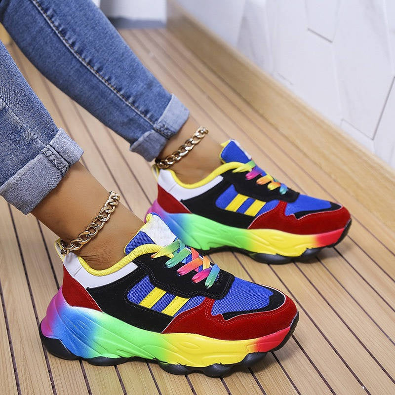 Walking Sneakers with Arch Support and Mesh Ventilation, Shock Absorbing Sole