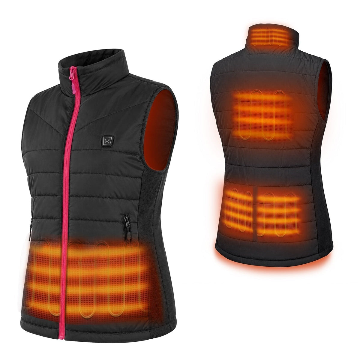 Womens Heated Vest for Full Core Warmth with 6 Zones and 3 Heat Settings